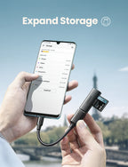 USB-C to USB 3.0 OTG Adapter Cable for Smartphones and Tablets