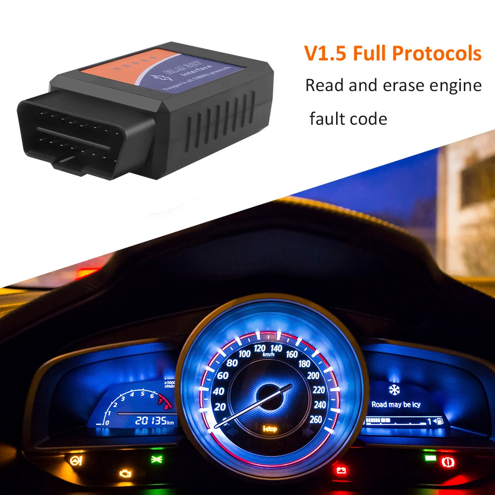 Bluetooth OBD2 Car Diagnostic Scanner for Android - 6