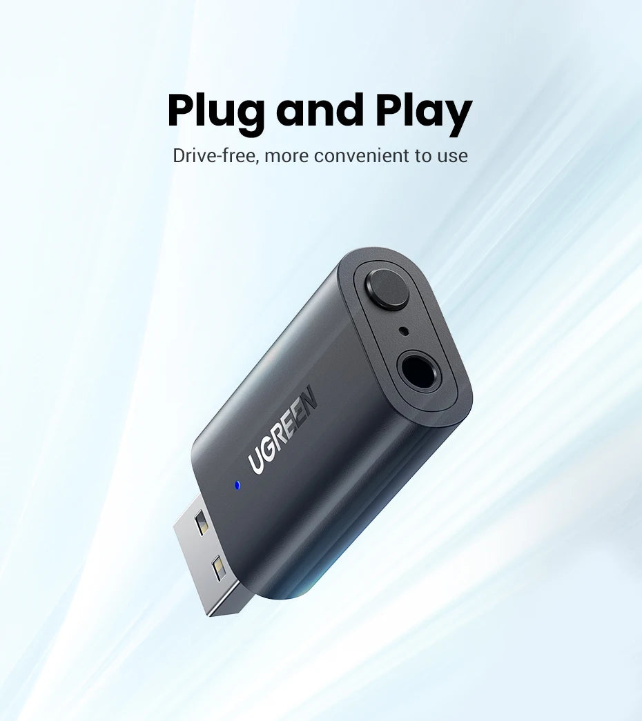 2-in-1 Bluetooth 5.1 Car Transmitter and Receiver Adapter - 17