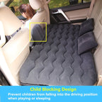 Inflatable Car Back Seat Mattress Bed with Pillows and Storage Bag