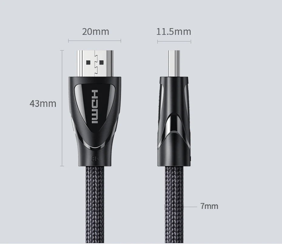 HDMI 2.1 Ultra High-Speed 8K Cable for Gaming and Home Theater - 23