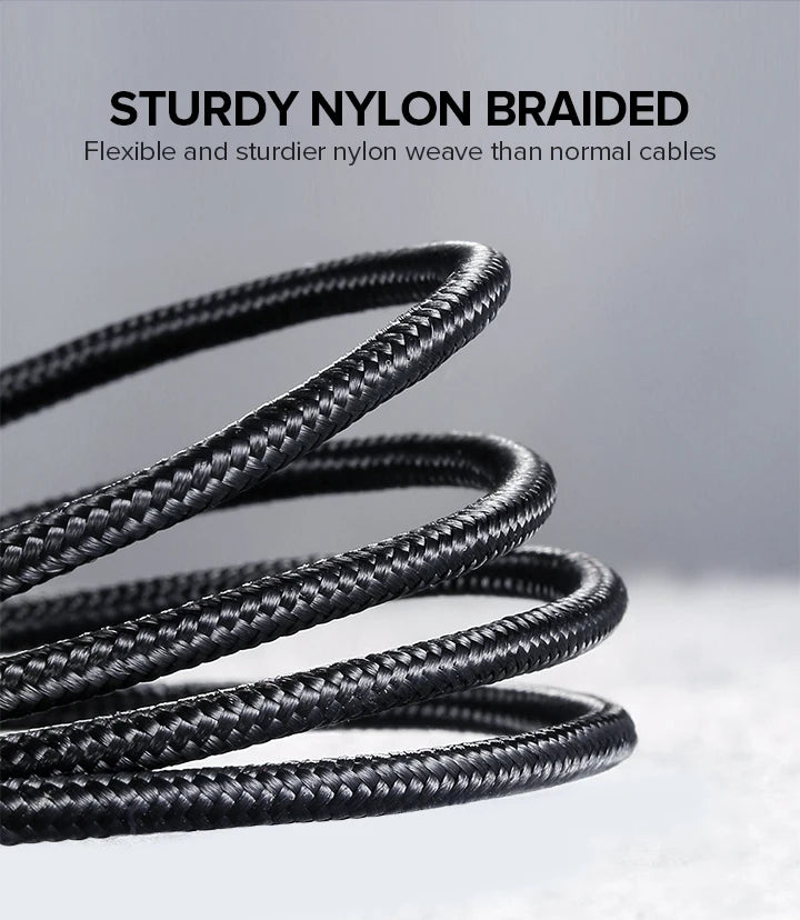 2A Fast Charging Micro USB Braided Data Cable