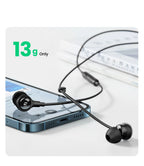 Wired In-Ear Headphones with Microphone for Mobile Devices