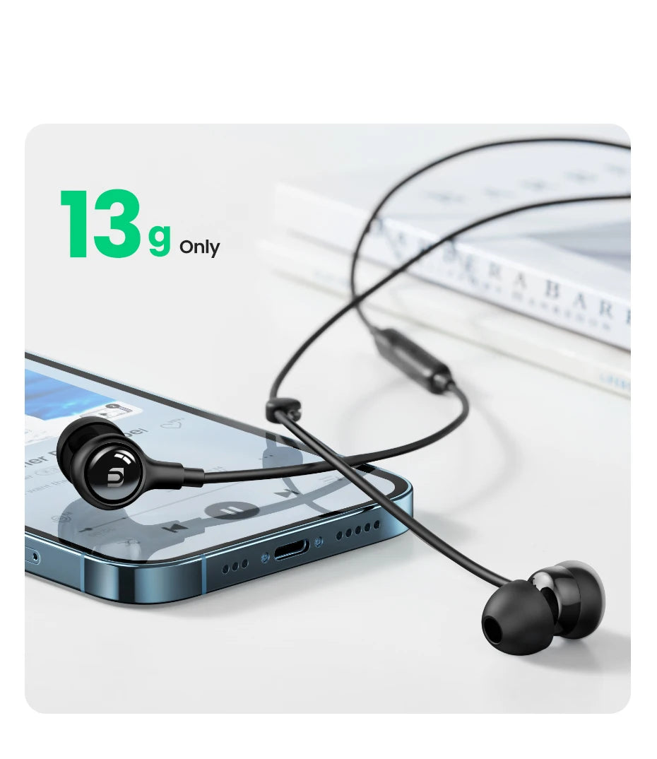 In-Ear Wired Headphones with Microphone for Mobile Devices - 17