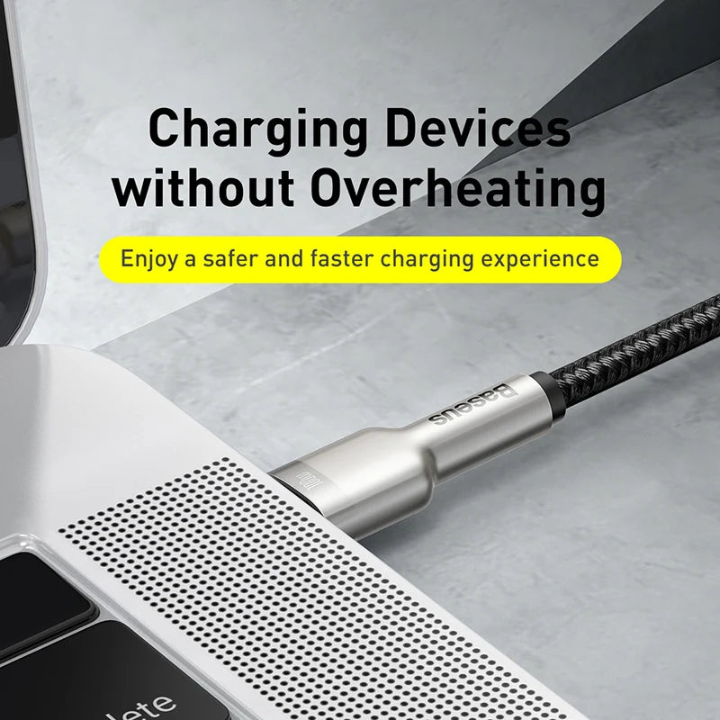 100W USB-C to USB-C Fast Charging and Data Cable - 5