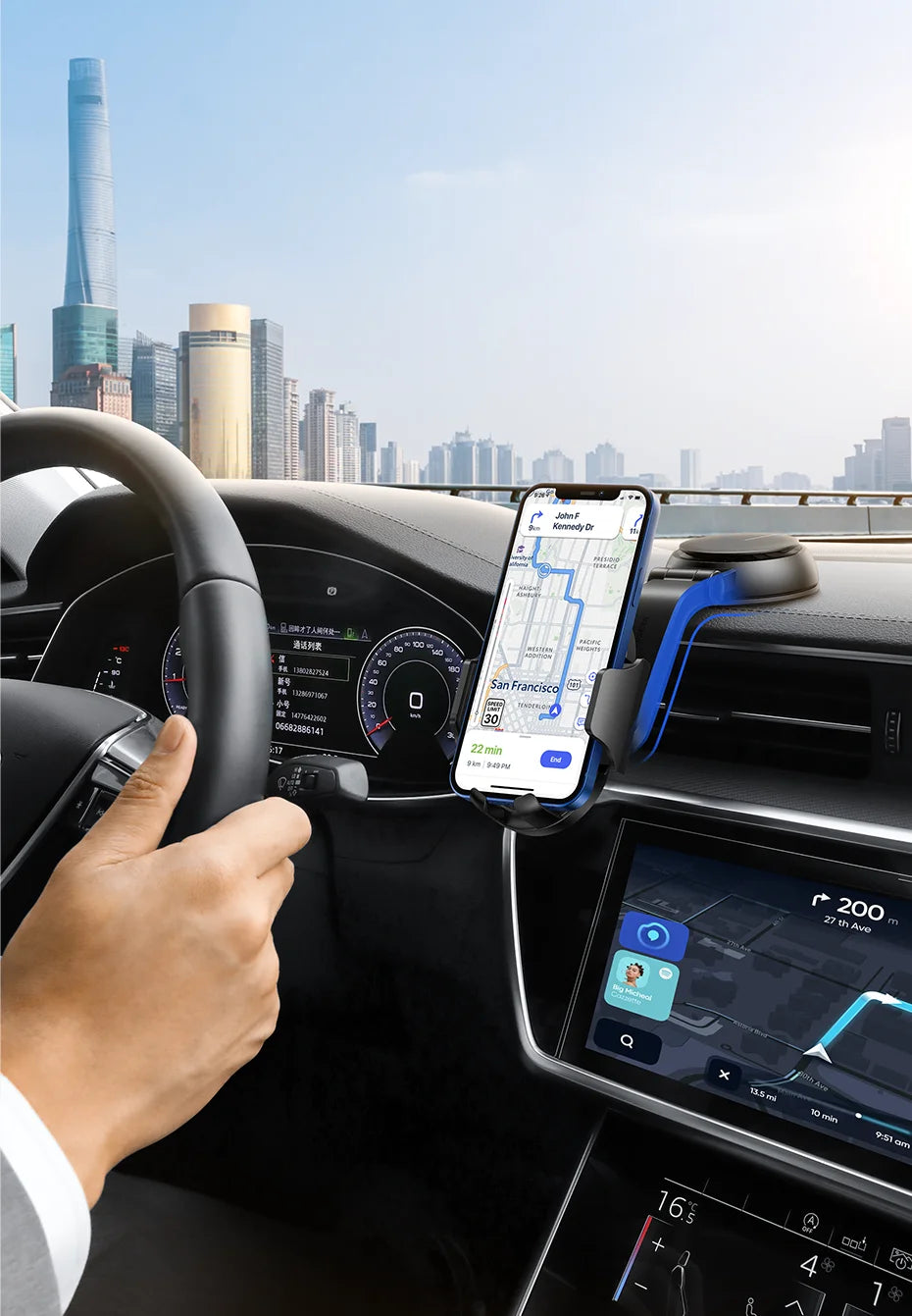 Adjustable Dashboard Car Phone Mount Holder
