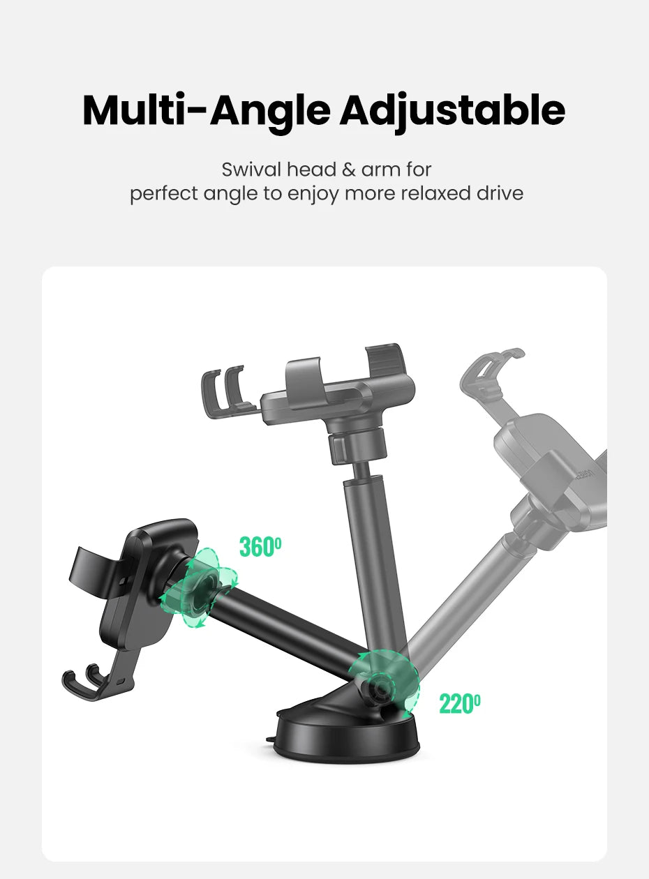 Gravity Car Phone Mount for Dashboard and Windshield - 11