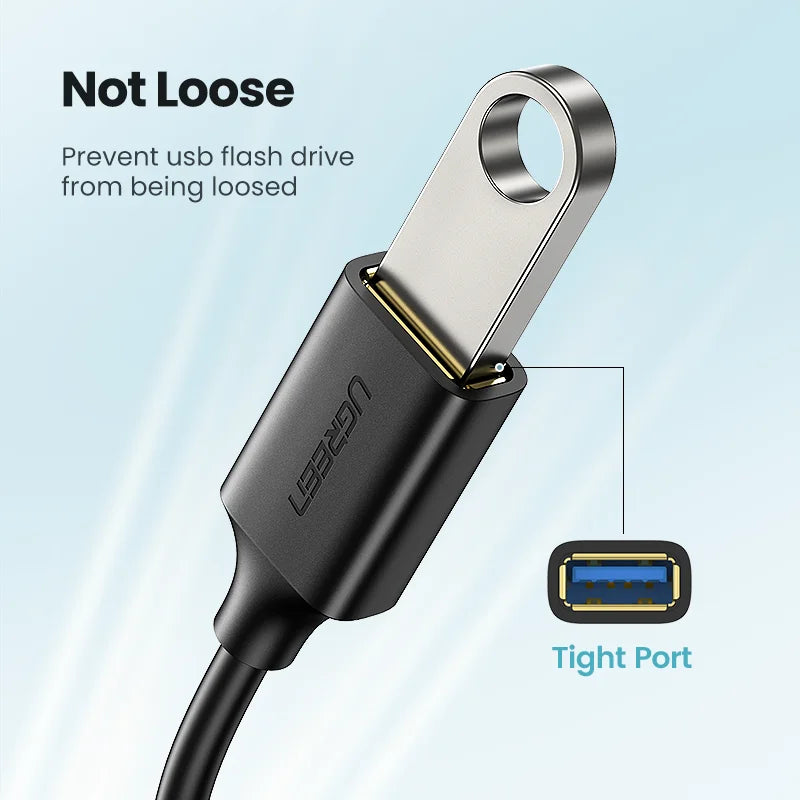 USB-C to USB 3.0 OTG Adapter Cable for Smartphones and Tablets