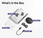 Open Ear Wireless Bluetooth 5.4 Earbuds with ENC Mic