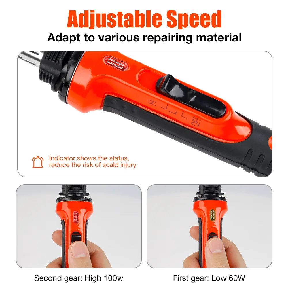 Electric Plastic Welding Iron for Car Bumper Repair