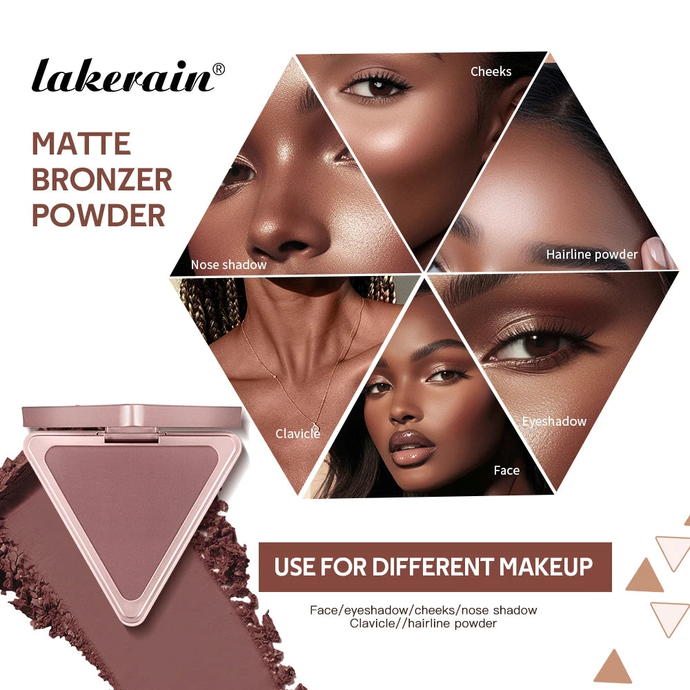 Matte Bronzer Contour Powder for Face Sculpting - 11