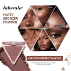 Matte Bronzer Contour Powder for Face Sculpting