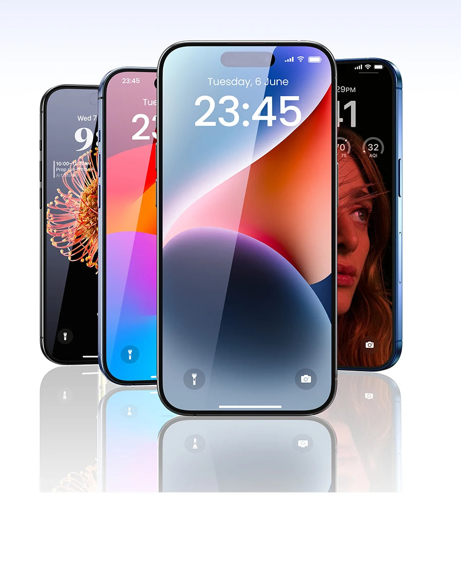 Tempered Glass Screen Protector for iPhone 16 and 15 Series