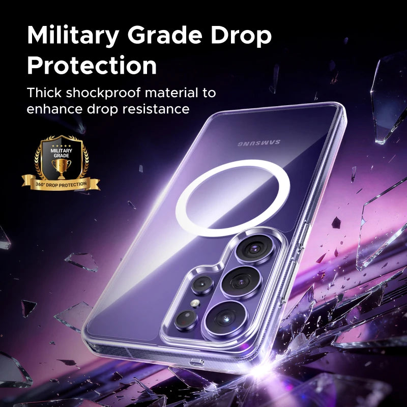 Magnetic Clear Case for Samsung Galaxy S26 Ultra