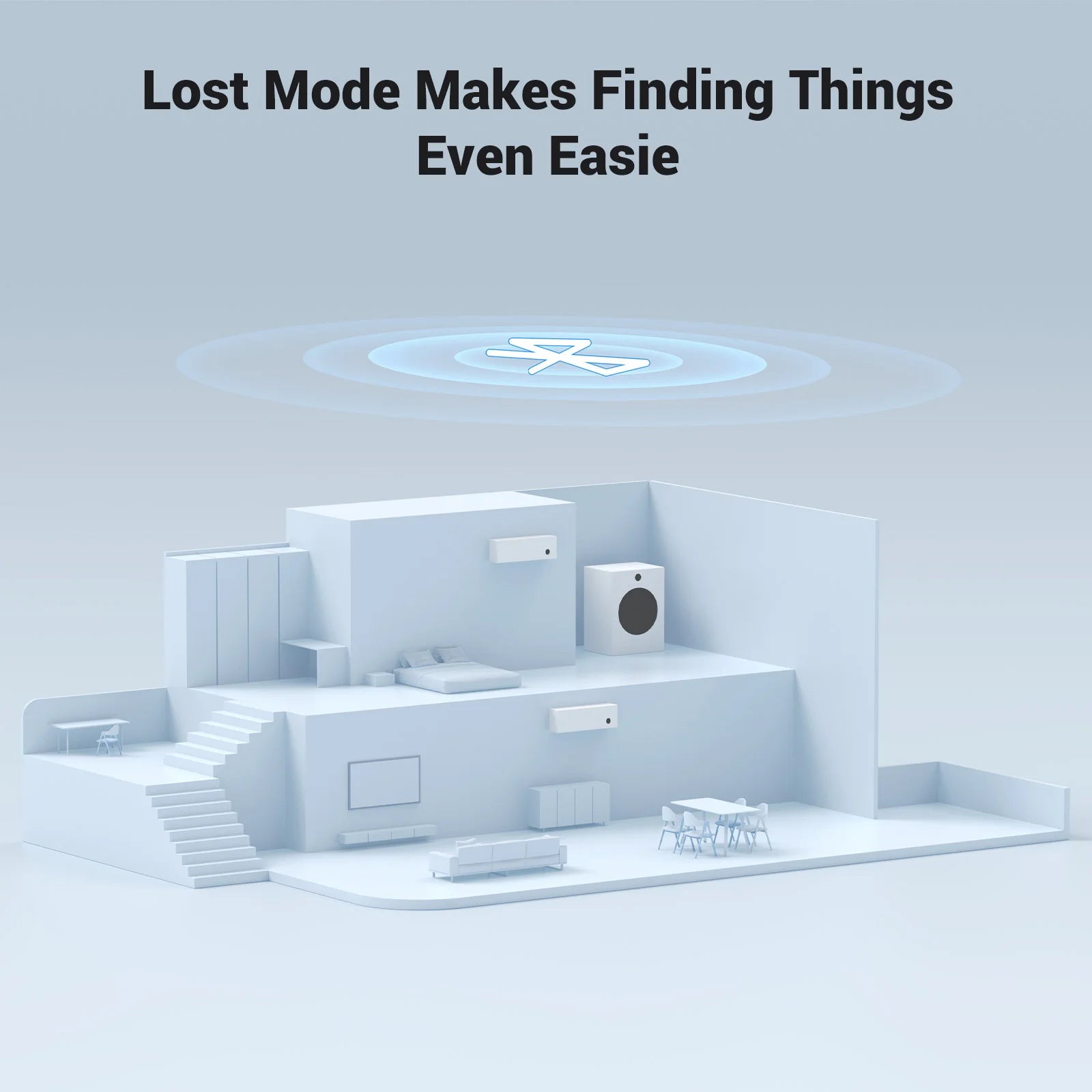Bluetooth Smart Item Tracker Compatible with Apple Find My - 6