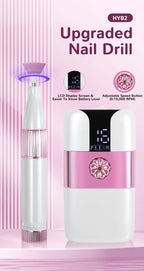 Rechargeable Electric Nail Drill for Manicure and Pedicure