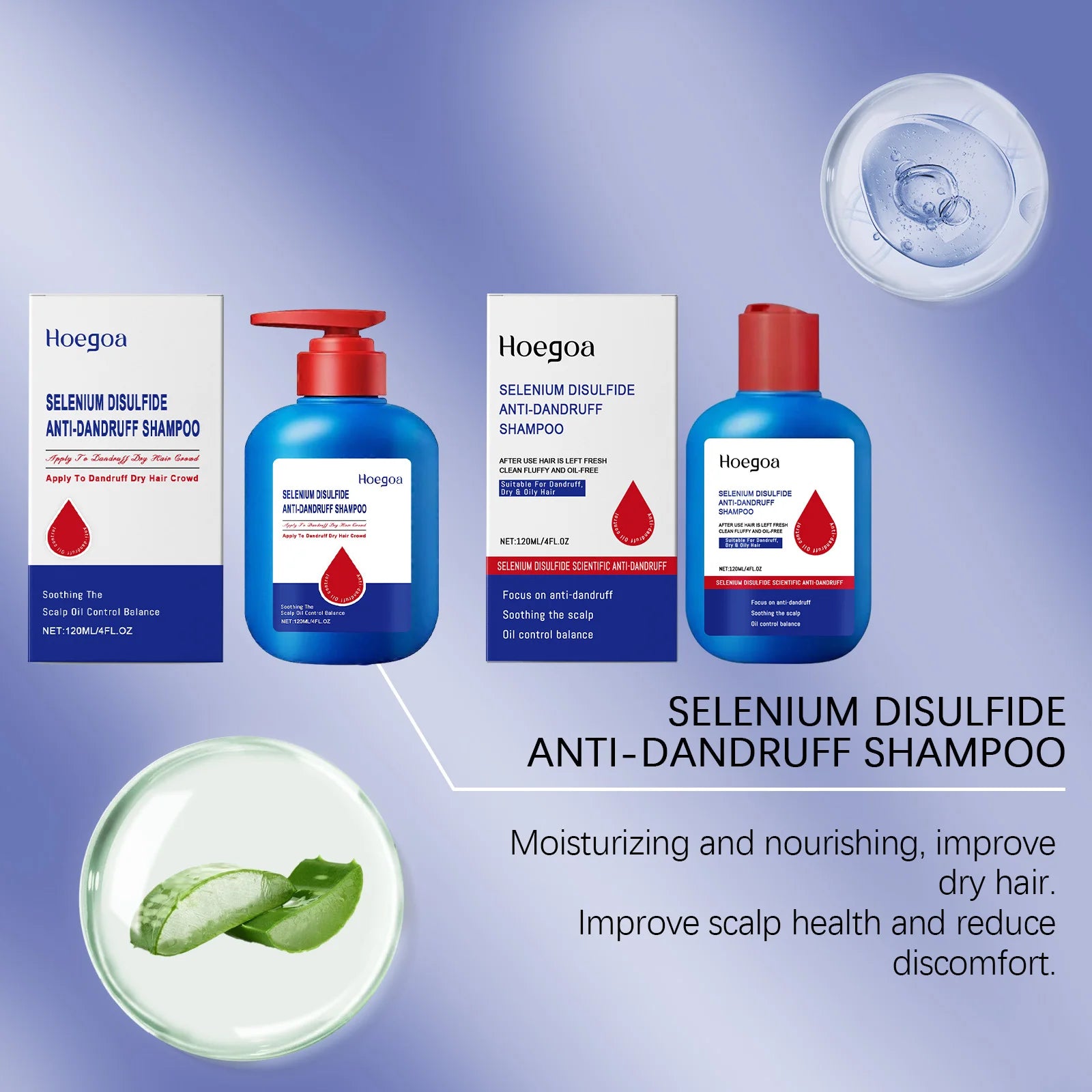 Selenium Disulfide Anti-Dandruff Scalp Treatment Shampoo - 17