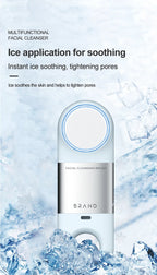 Hot and Cold Facial Cleansing Brush with Massager