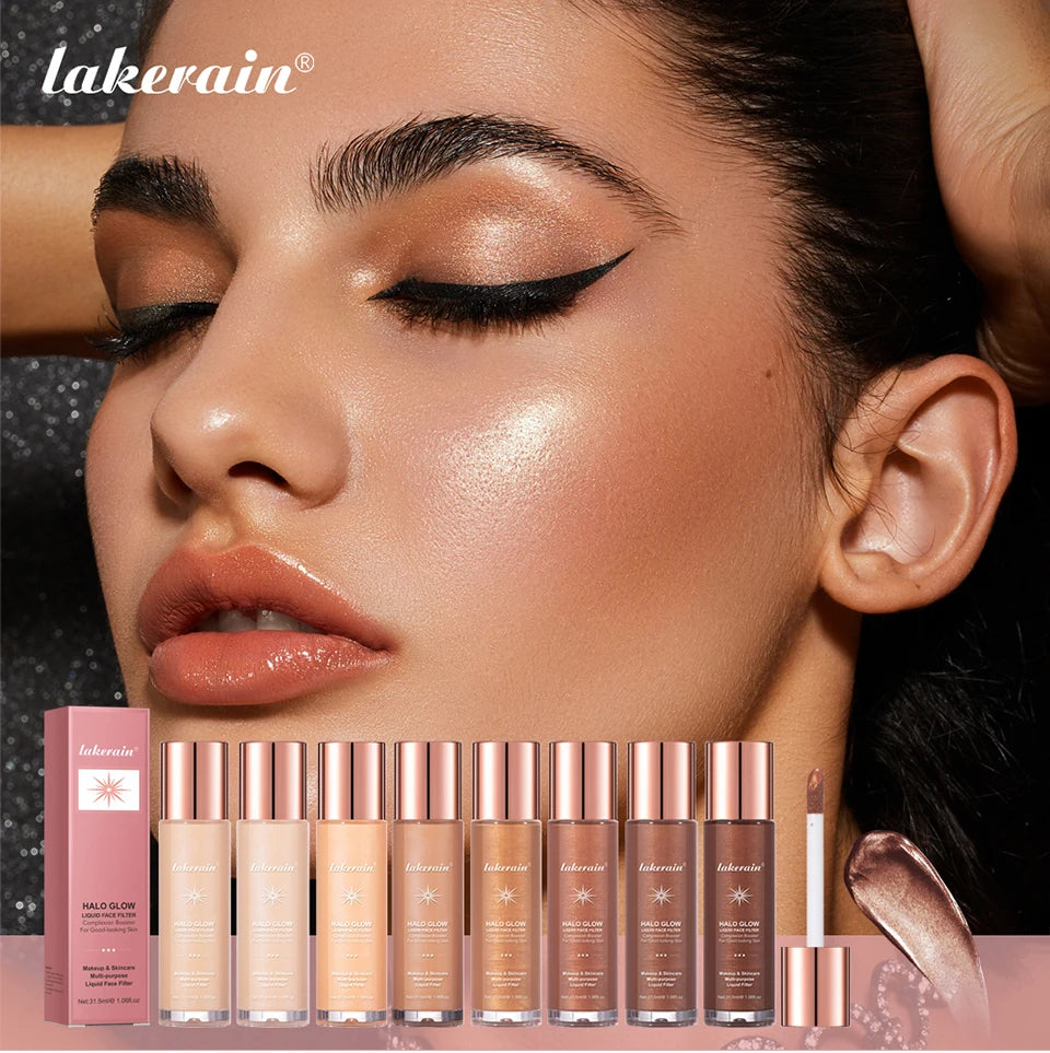 Liquid Glow Face Highlighter and Illuminating Filter