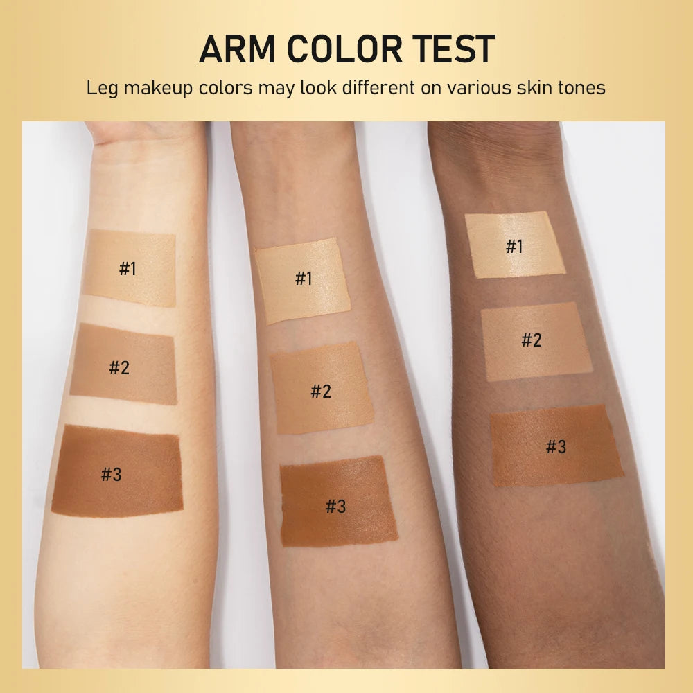 Waterproof Leg Makeup Foundation for Flawless Coverage - 5