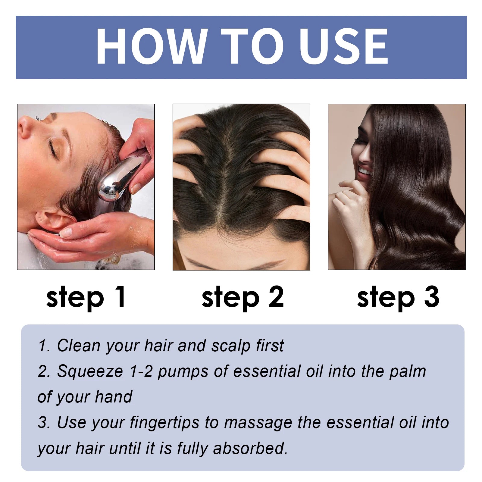 Lavender Essential Oil for Hair Repair and Frizz Control - 10