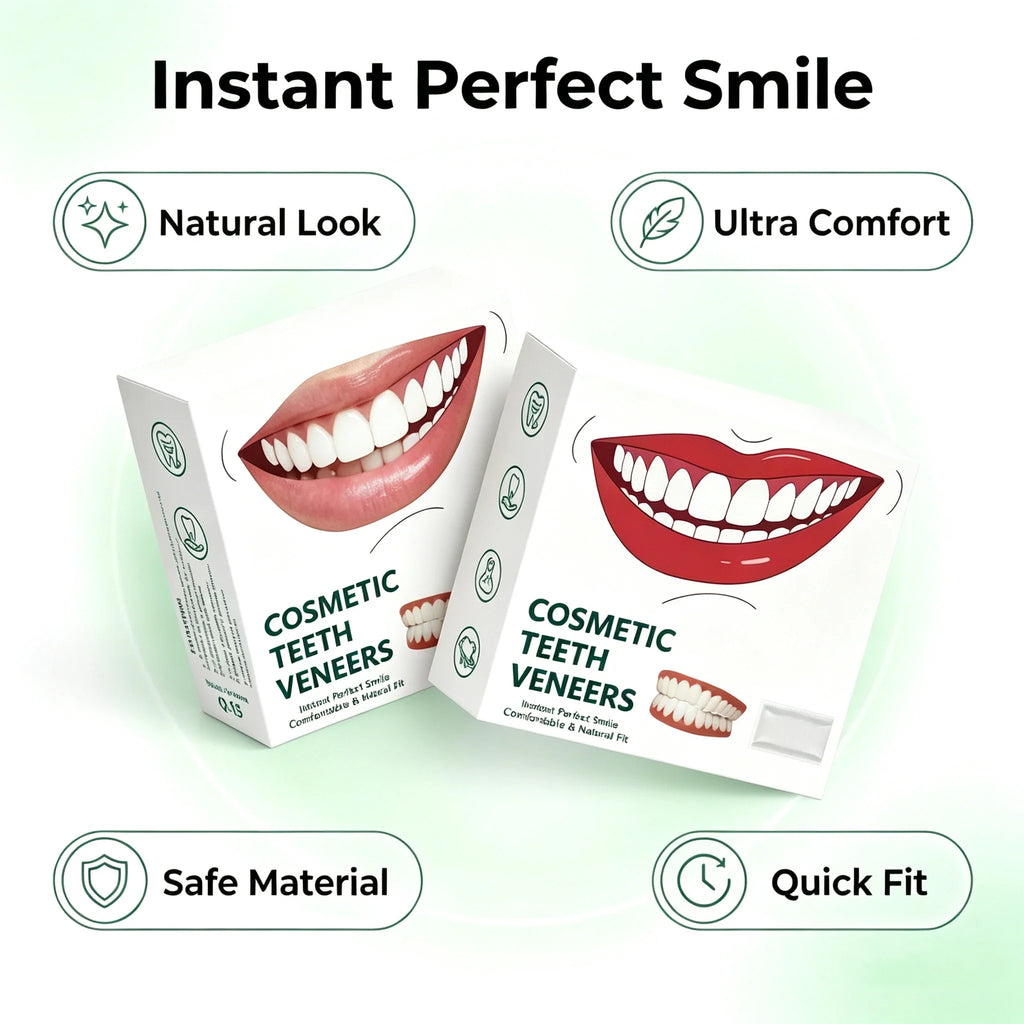 Comfortable Silicone Denture Set for Daily Oral Care