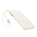 100W 20000mAh Fast Charging Power Bank with Built-In USB-C Cables