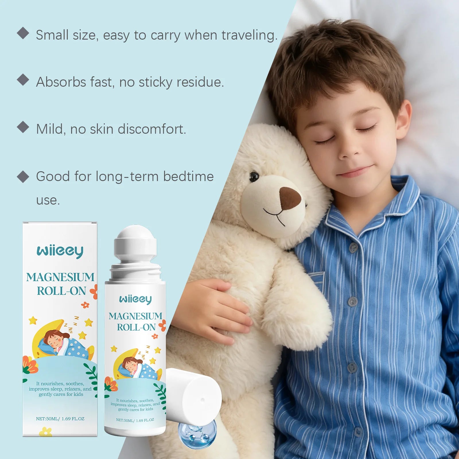 Magnesium Roll-On for Kids Sleep and Relaxation - 11