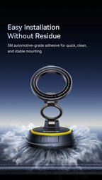 Magnetic Vacuum Suction Car Phone Mount with 360° Rotation
