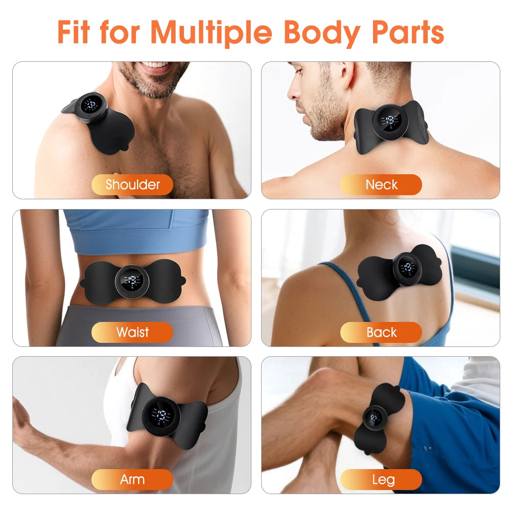 Portable Electric Muscle Massage Patch with Remote - 23
