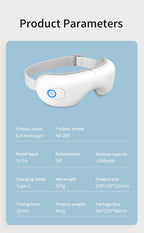 Rechargeable Eye Massager with Air Pressure and Vibration