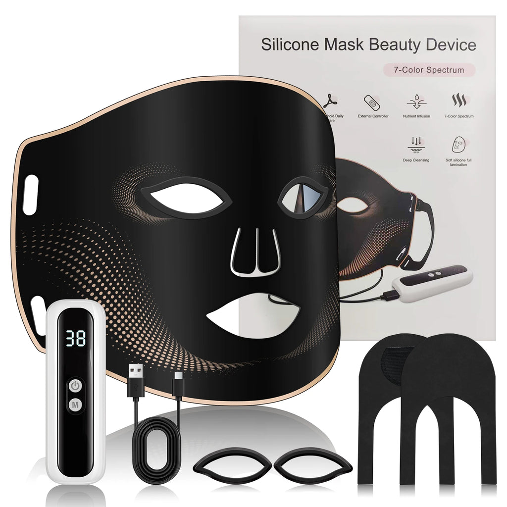 7-Color LED Light Therapy Facial Mask