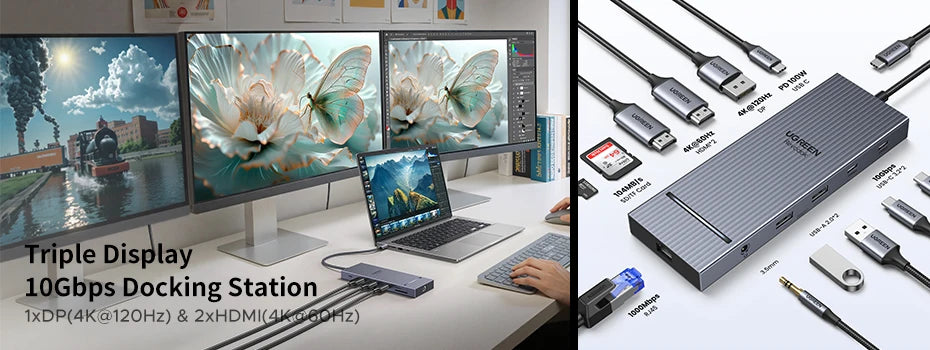 7-in-1 USB-C Hub with 4K 60Hz HDMI and Gigabit Ethernet