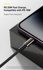 20W USB-C to Lightning PD Fast Charging Data Cable