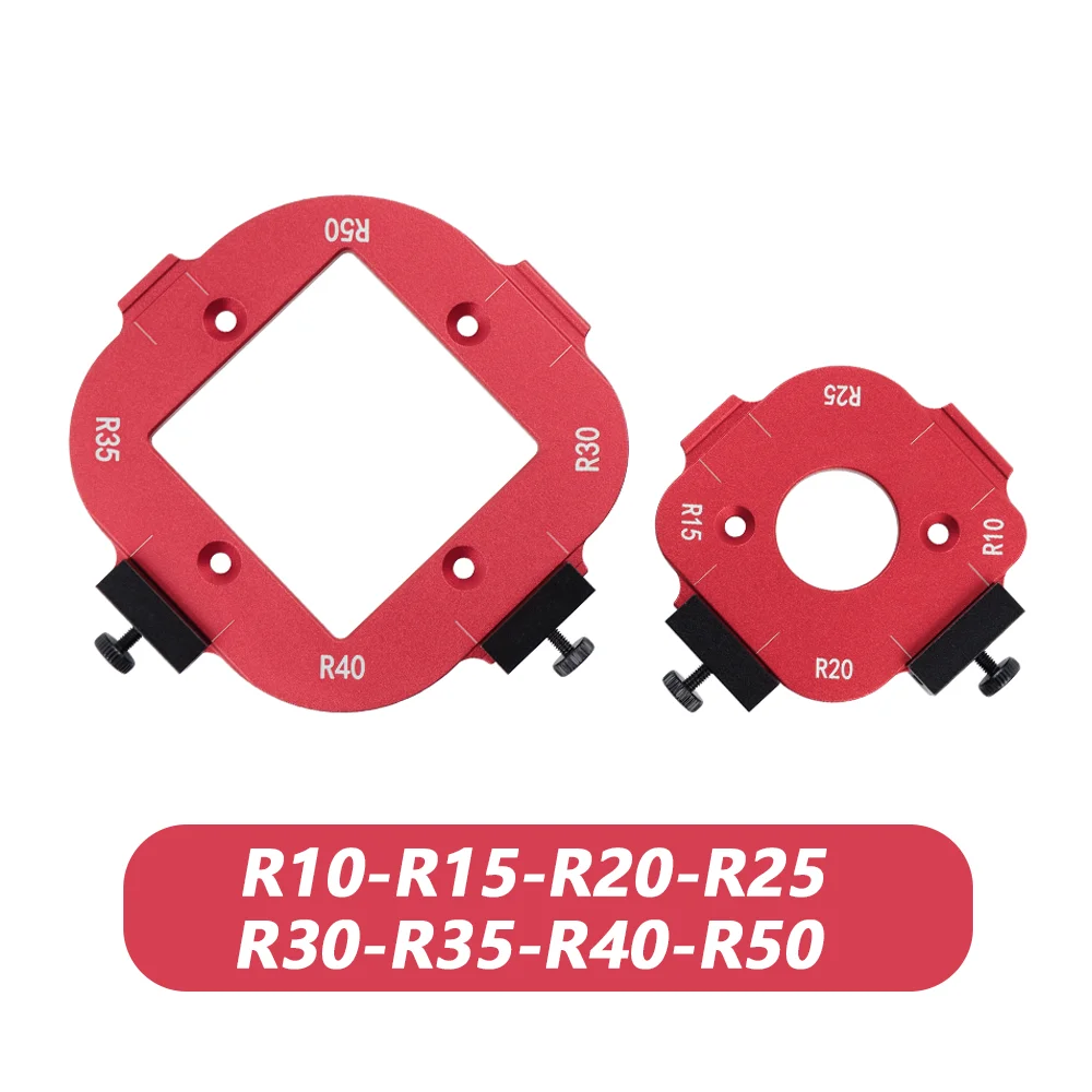 Router Corner Radius Template Jig for Woodworking