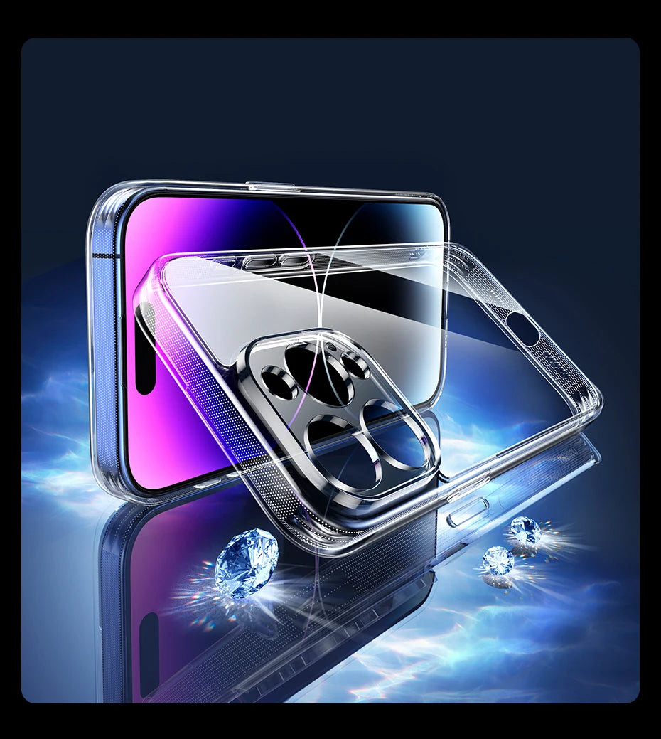 Shockproof Transparent Case for iPhone 16 and 15 Series - 10