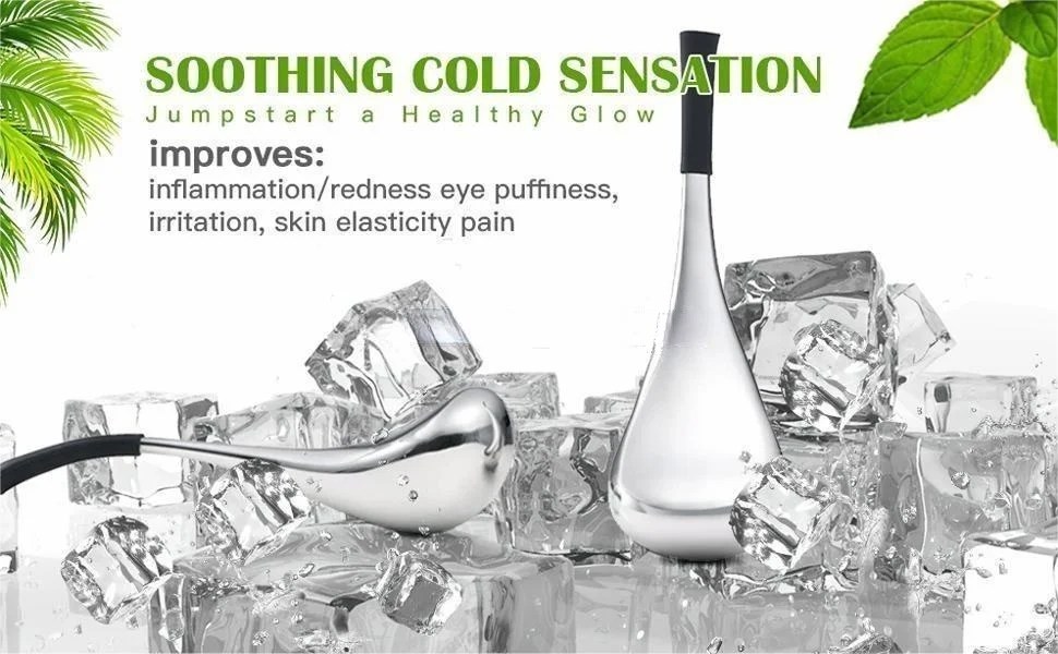 Stainless Steel Facial Ice Globes for Skin Cooling and Puffiness