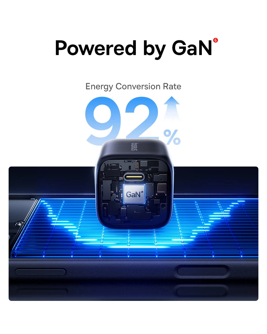 45W GaN USB-C Fast Wall Charger for Smartphones and Tablets