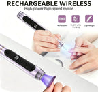 Professional Cordless Electric Nail File and UV Lamp Kit