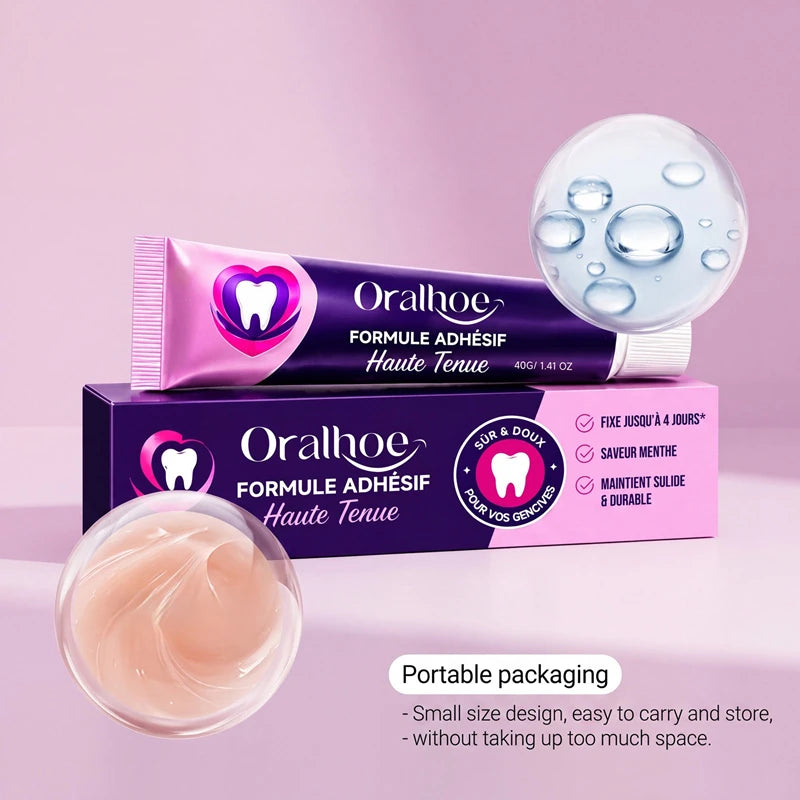 Denture Adhesive Cushion for Daily Comfort and Stability