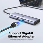 10-in-1 USB-C Docking Station with 4K HDMI, VGA, and 100W PD