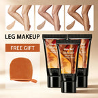 Waterproof Leg and Body Foundation with Application Glove