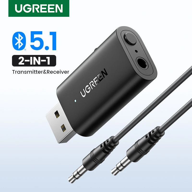 2-in-1 Bluetooth 5.1 Wireless Audio Transmitter and Receiver Adapter - 1