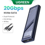 20Gbps M.2 NVMe and SATA SSD Dual Protocol External Enclosure