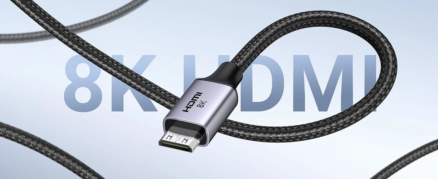 8K 60Hz Mini HDMI to HDMI Adapter Cable for Cameras and Laptops - 15