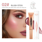 Liquid Contour, Blush and Highlighter Wand with Cushion Applicator