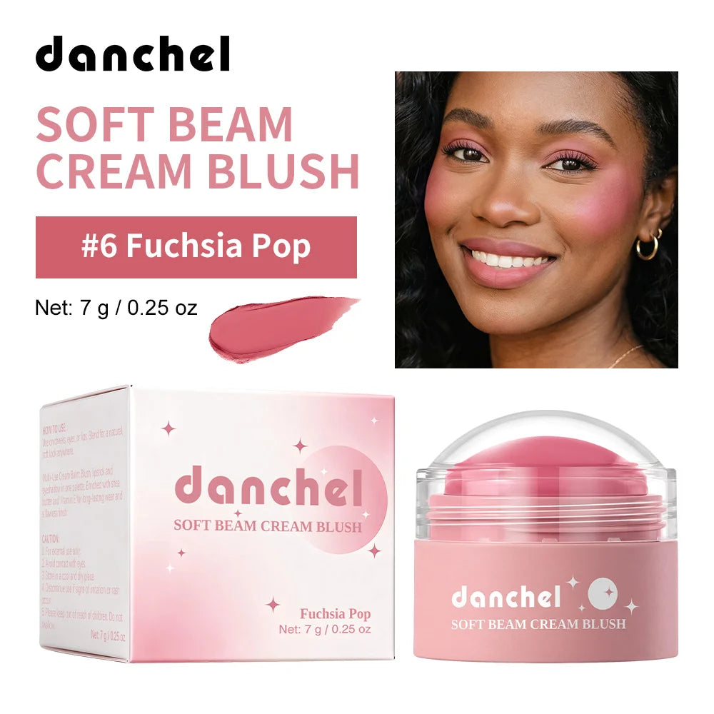 Soft Cream Blush for Cheeks, Lips, and Eyes
