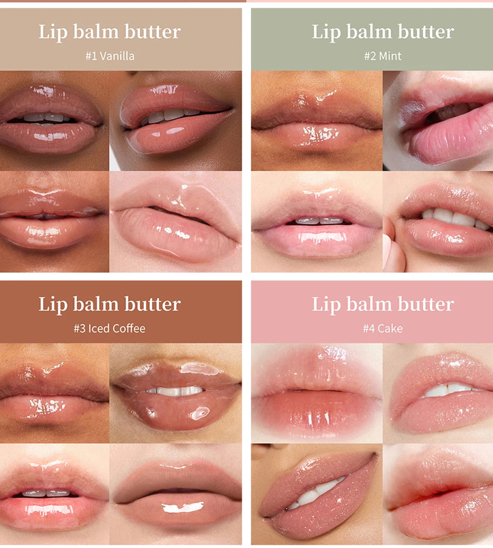Moisturizing Lip Balm Butter for Hydrated Glossy Lips