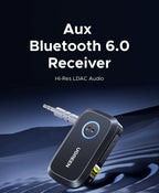 Wireless Bluetooth 5.3 Audio Receiver with Hi-Res LDAC for Speakers
