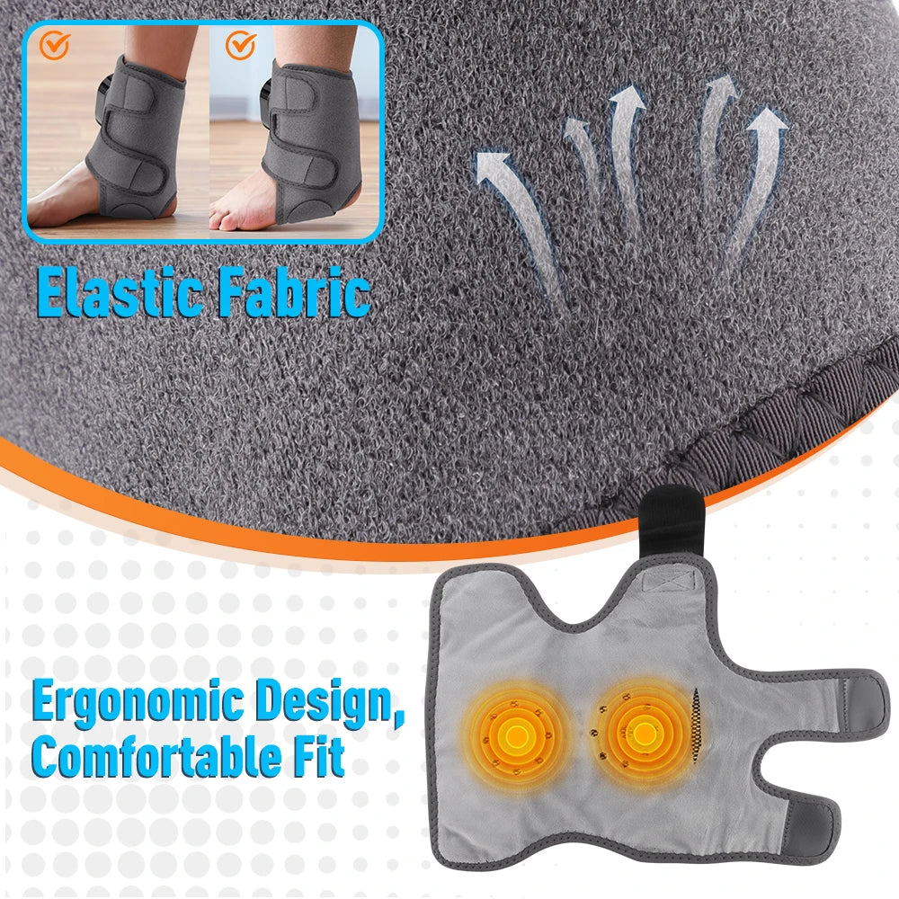 Heated Vibration Massager for Ankle, Calf, and Foot - 14